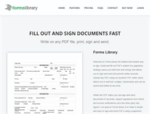 Tablet Screenshot of formslibrary.com